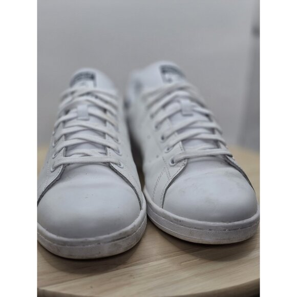 Adidas Stan Smith Men's Size 9.5 Athletic Shoes White Blue Casual Sneakers EUC - Picture 2 of 8